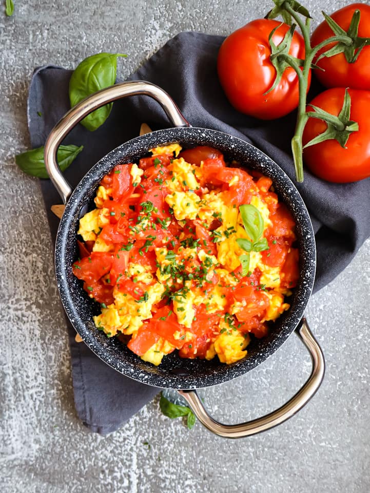 Rührei mit Tomaten