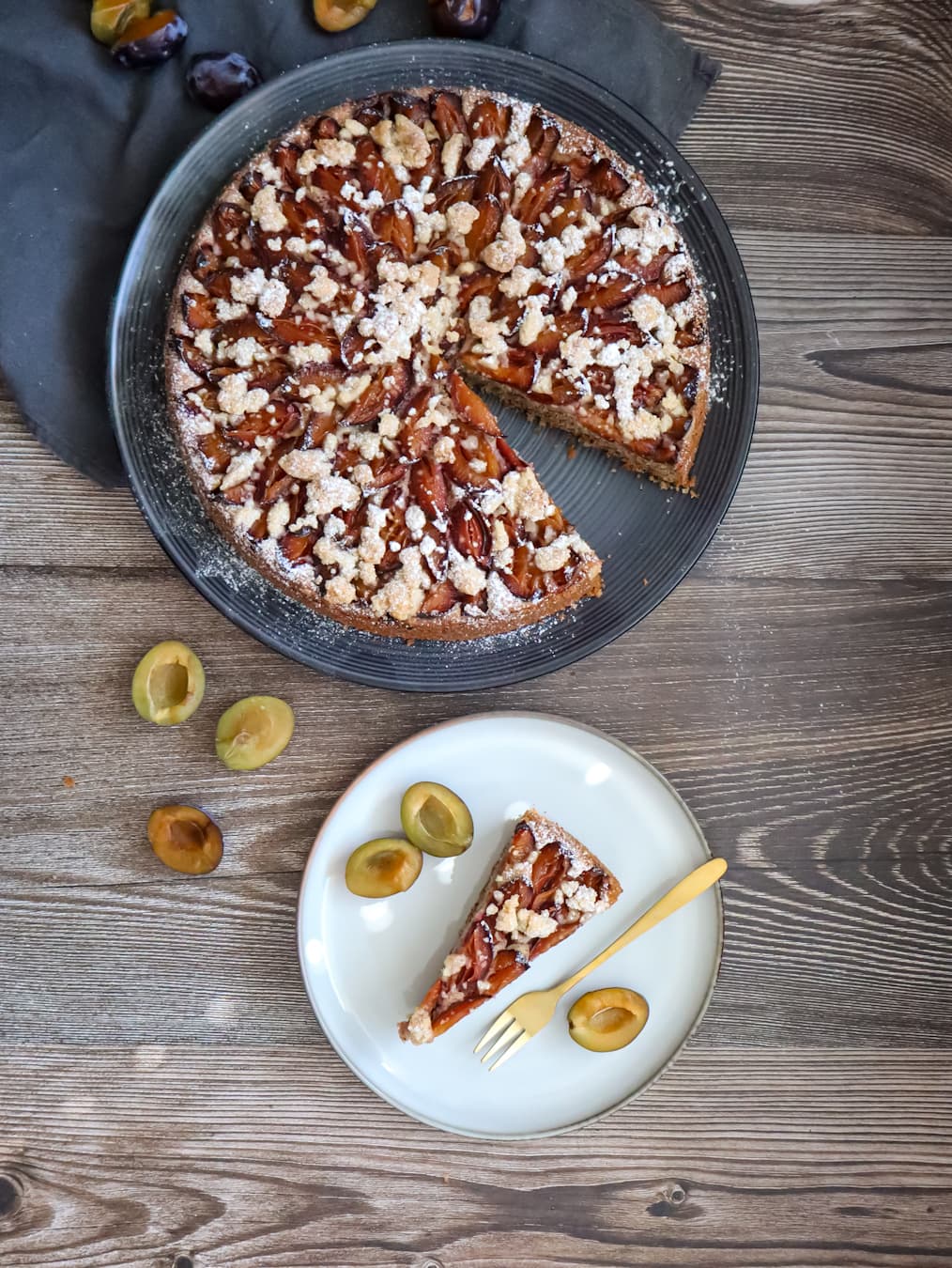 Zwetschgenkuchen mit Streusel