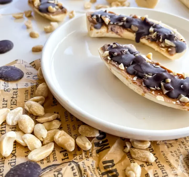 Bananen Snickers Bites